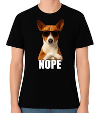 Stubborn Basenji Dog Nope