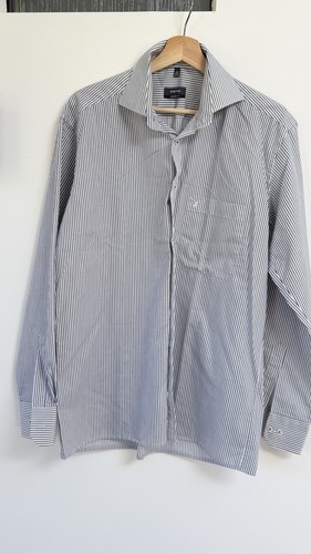 Eterna comfort fit - white, navy