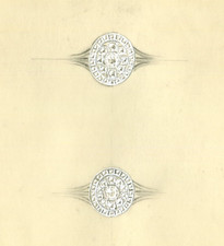 Vintage Drawing Art Deco