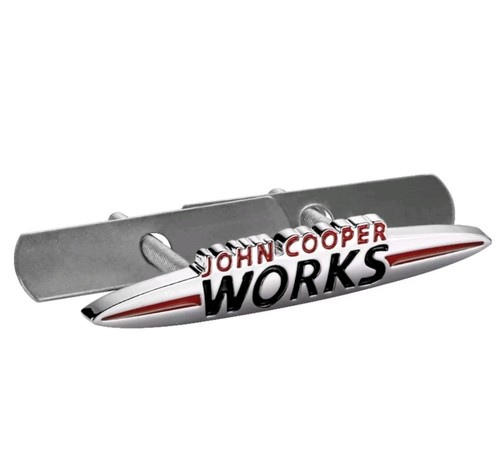 Grill badge metal jcw 9cm - metal,