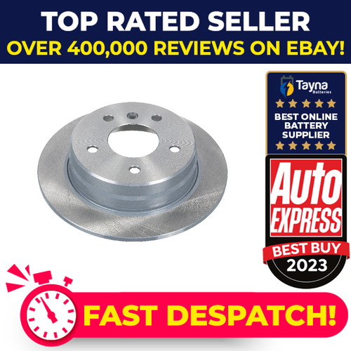Brake discs pair solid - 2x,