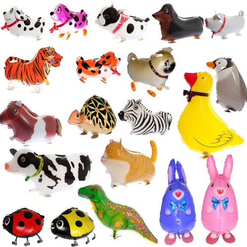 Animal walking foil balloon - animal,