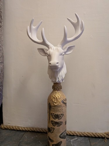 Deer head christmas - deer,
