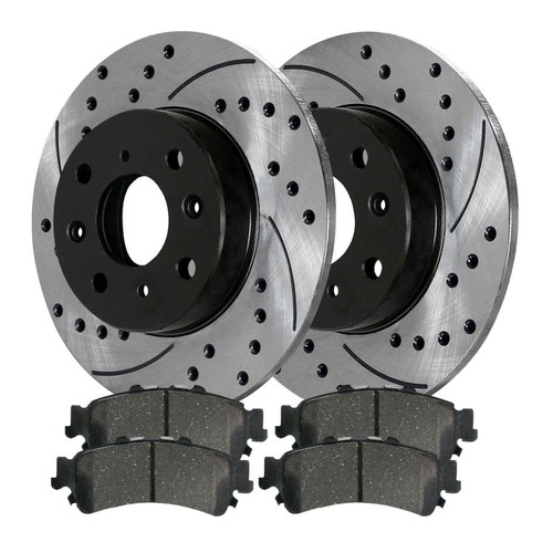 Rear pads drilled slotted - rear,