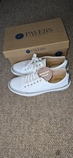 Womens Pavers Leather Trainers