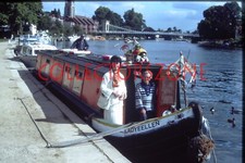 35mm Slide 1988 Marlow River Thames View Canal barge  Kodachrome v4