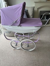 Lilac silver cross coach dolls pram