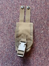 Not Warrior Assault System Smoke Grenade Pouch - MOLLE, Tan.