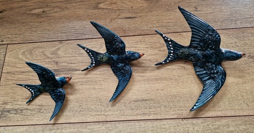 Beswick swallow wall plaques - beswick,