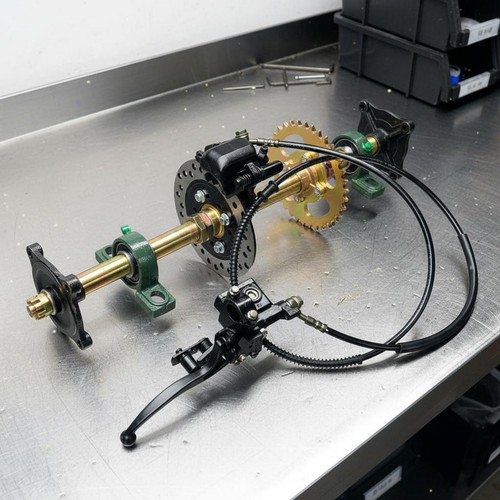 Mini kart rear - rear, axle