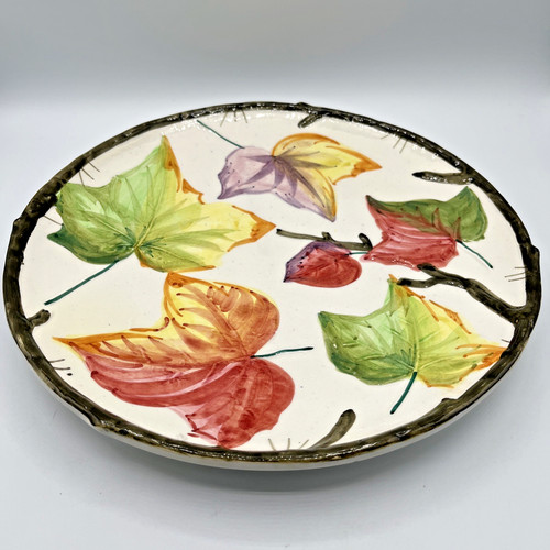 Vintage italian fall leaves - vintage,