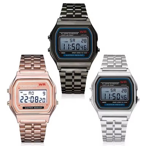 Alarm watch retro digital - watch,