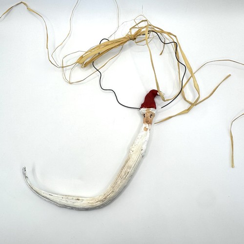 Handmade driftwood santa - driftwood,