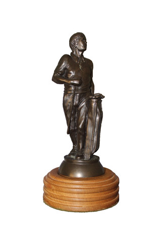 Golfing figure 26cms high - figure,