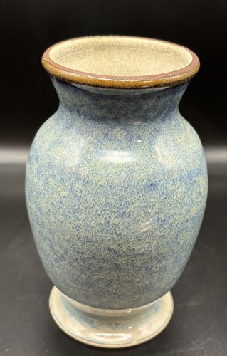 Studio pottery vase signed - pottery,