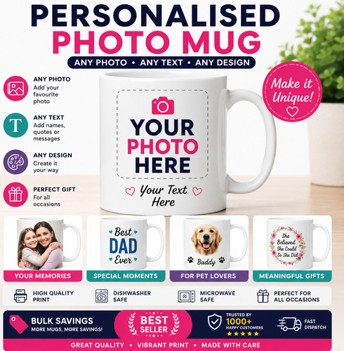 Personalised photo mug - photo,