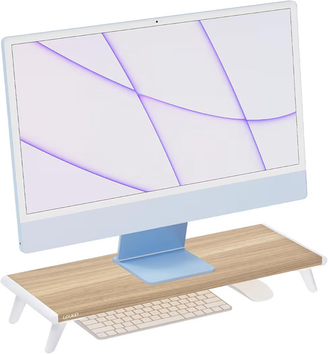Loukin wooden monitor - monitor, stand