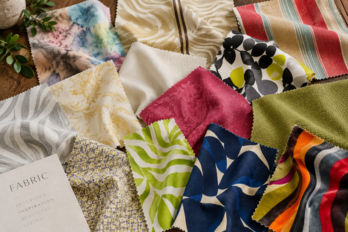 Designer fabric sample swatch - fabric,