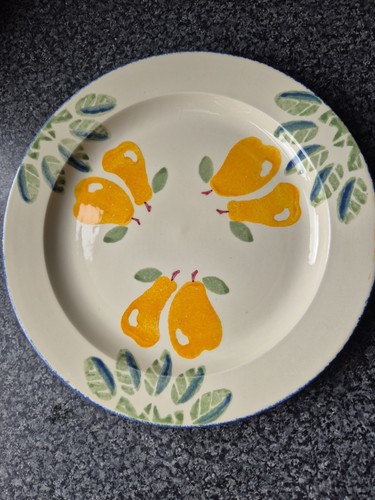 Poole pottery pear dinner - pottery,