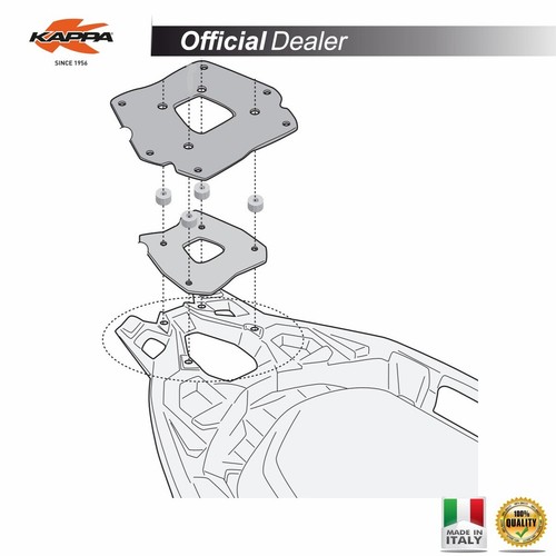 Kappa kr5136 rear luggage rack - luggage,