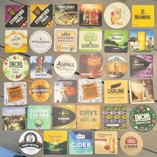 34 X Cider / Beer Mats Pack -