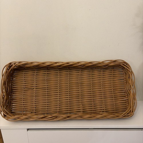 Large faux rattan wicker - large,