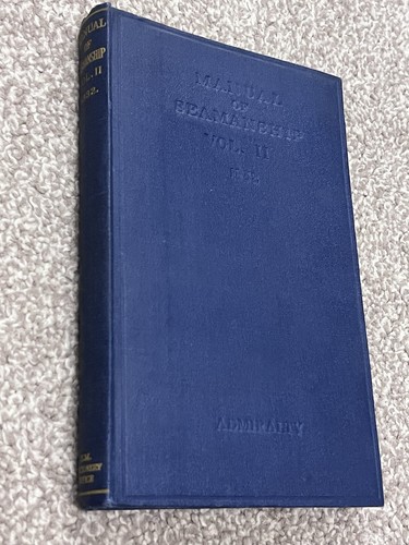 Manual seamanship vol ii - manual,