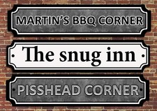 Personalised street sign - personalised,