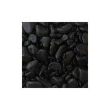 30mm ebony black cobbles - 15-30mm,