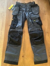 Snickers 6251 Allround work Stretch Holster Trouser - W 30 - L 35  Grey /Black