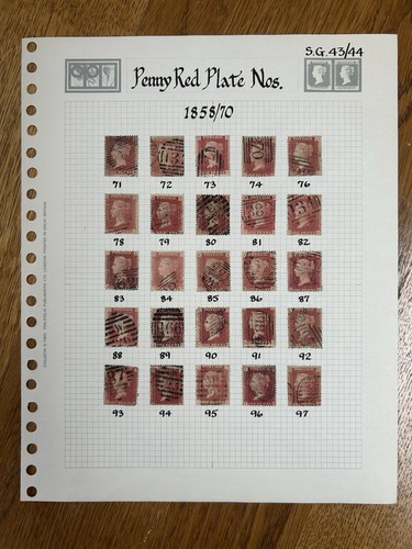 Penny red stamp - penny, collection