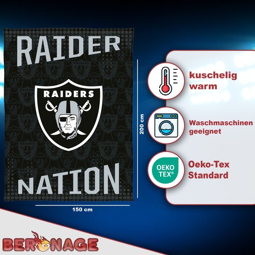 Nfl las vegas raiders - vegas, blanket