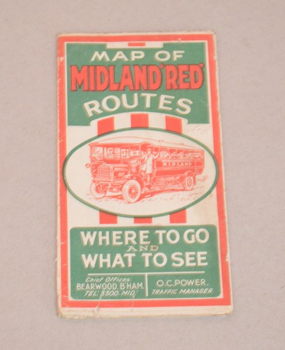 Bus coach pocket route map - coach,
