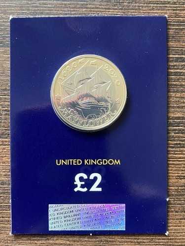 New 2020 mayflower coin - mayflower, £2