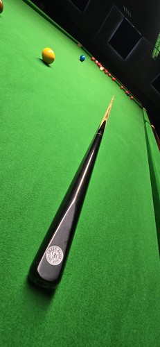 Green baize snooker cue - green, 3/4