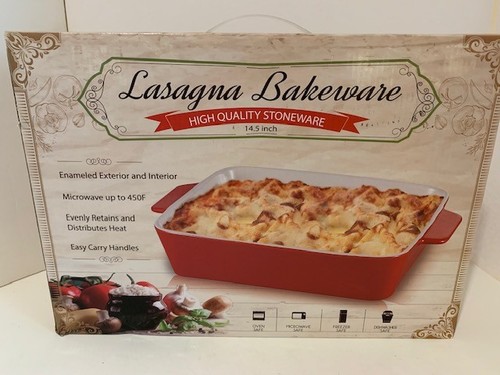 Casserole dish pan red 14 - casserole,