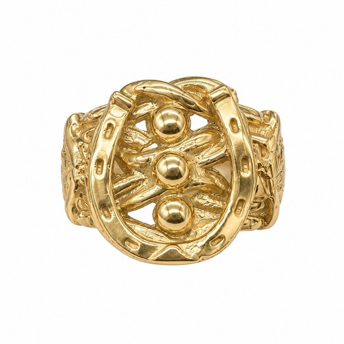 9ct gold silver men s - 9ct, on