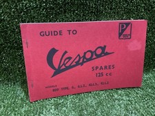 Super Rare Vespa Piaggio Douglas 125 Spares Rod GL2 42L2 92L2 List Book Mancave