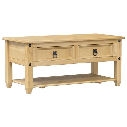Coffee table with drawer solid - with,