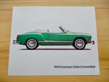 Brochure VW Volkswagen Karmann