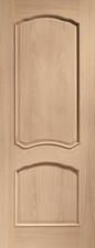 Pre-Finished Internal Oak Louis Door with Raised Mouldings  Product code: PFINTO