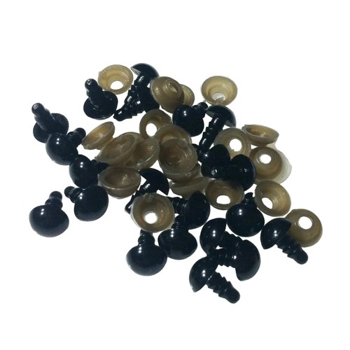 Plastic safety eyes - safety, 6-16mm