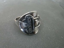 SP385 (X) - Original Silver Plated Rolex Spoon Ring