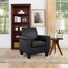 Modern Faux Leather Accent