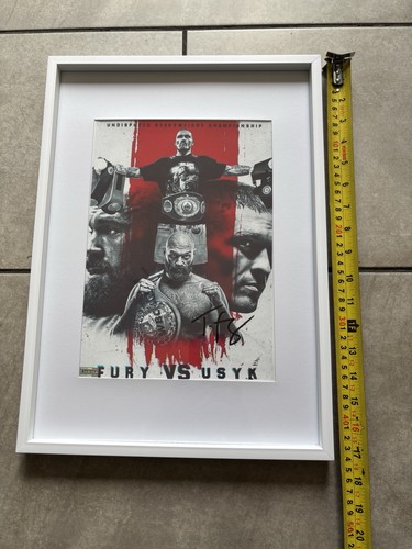 Tyson fury signed photo - fury,