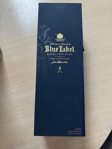 Johnny walker blue label empty - johnny,