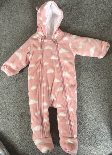3 hooded pramsuit - m&s, 0-