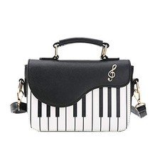Piano Purse Guitar Shaped Bag