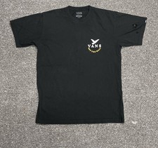 VANS Off The Wall Black  T SHIRT Skull Pigeon  Logo MEN'S Size M Medium  1966