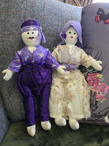 Vintage handmade folk cloth - handmade,